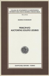 cover of the book Principato auctoritas solutio legibus