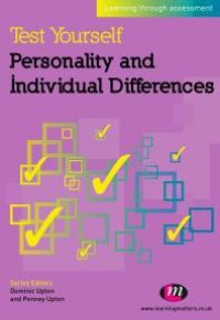 cover of the book Test Yourself: Personality and Individual Differences : Learning Through Assessment