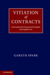 cover of the book Vitiation of Contracts : International Contractual Principles and English Law