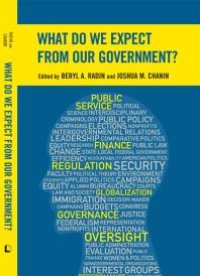 cover of the book What Do We Expect from Our Government?