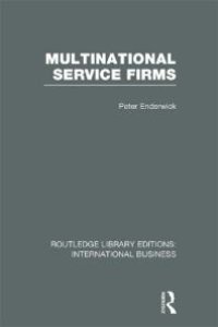 cover of the book Multinational Service Firms (RLE International Business)