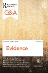 cover of the book Q&A Evidence 2013-2014