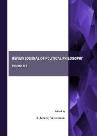 cover of the book Review Journal of Political Philosophy