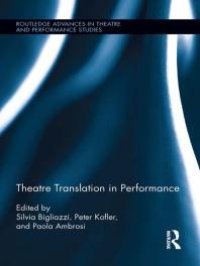 cover of the book Theatre Translation in Performance