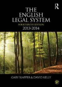 cover of the book The English Legal System : 2013-2014