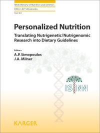 cover of the book Personalized Nutrition: Translating Nutrigenetic/Nutrigenomic Research into Dietary Guidelines 