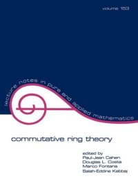 cover of the book Commutative Ring Theory 