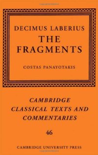 cover of the book Decimus Laberius: The Fragments 