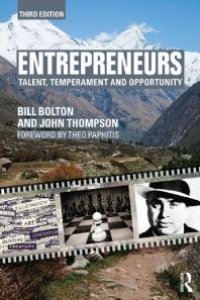 cover of the book Entrepreneurs : Talent, Temperament and Opportunity