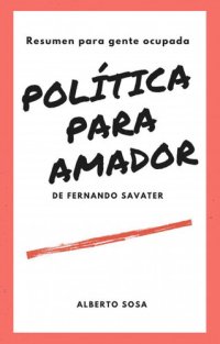 cover of the book Resumen de Política para Amador, de Fernando Savater