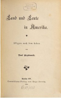 cover of the book Land und Leute in Amerika : Skizzen nach dem Leben