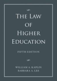 cover of the book The Law of Higher Education, 2 Volume Set