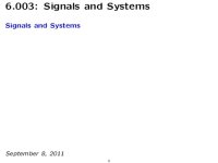 cover of the book Signals and Systems: Lecture Notes