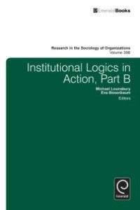 cover of the book Institutional Logics in Action