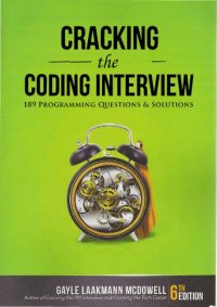 cover of the book Cracking the Coding Interview: 189 Programming Questions and Solutions