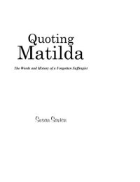 cover of the book Quoting Matilda