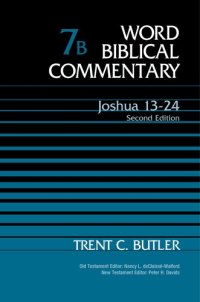 cover of the book Joshua 13-24, Volume 7B