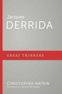 cover of the book Jacques Derrida