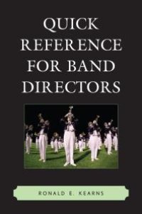 cover of the book Quick Reference for Band Directors