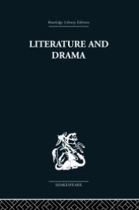 cover of the book Literature and Drama : With Special Reference to Shakespeare and His Contemporaries