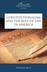 cover of the book Constitutionalism and the Rule of Law in America