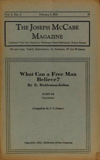 cover of the book What Can a Free Man Believe?