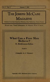 cover of the book What Can a Free Man Believe?