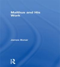 cover of the book Malthus and His Work