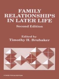 cover of the book Family Relationships in Later Life