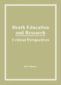 cover of the book Death Education and Research : Critical Perspectives