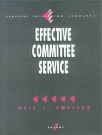 cover of the book Effective Committee Service