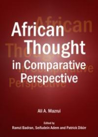 cover of the book African Thought in Comparative Perspective