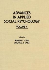 cover of the book Advances in Applied Social Psychology : Volume 1