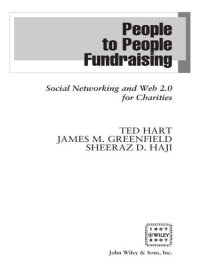 cover of the book People to People Fundraising: Social Networking and Web 2.0 for Charities