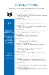 cover of the book European Encounters : Intellectual Exchange and the Rethinking of Europe 1914-1945