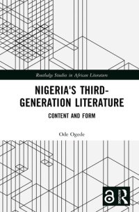 cover of the book Nigeria's Third-Generation Literature: Content and Form