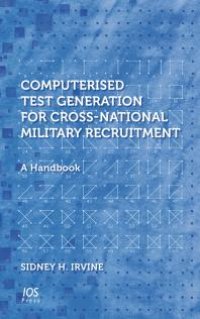 cover of the book Computerised Test Generation for Cross-National Military Recruitment : A Handbook