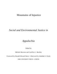 cover of the book Mountains of Injustice : Social and Environmental Justice in Appalachia