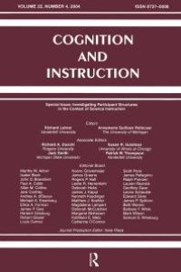 cover of the book Investigating Participant Structures in the Context of Science Instruction : A Special Issue of Cognition and Instruction