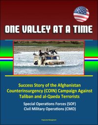 cover of the book One Valley at a Time--Success Story of the Afghanistan Counterinsurgency (COIN) Campaign Against Taliban and al-Qaeda Terrorists, Special Operations Forces (SOF), Civil Military Operations (CMO)