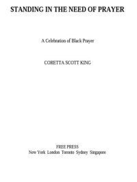 cover of the book Standing in the Need of Prayer: A Celebration of Black Prayer