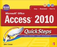 cover of the book Microsoft Office Access 2010 QuickSteps