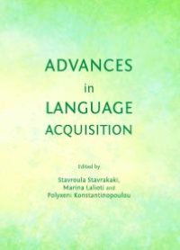 cover of the book Advances in Language Acquisition