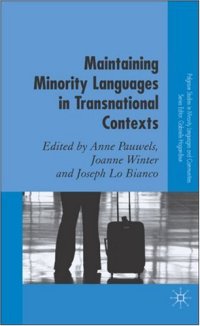 cover of the book Maintaining Minority Languages in Transnational Contexts: Australian and European Perspectives 