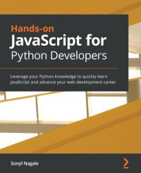 cover of the book Hands-on JavaScript for Python developers