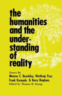 cover of the book The Humanities and the Understanding of Reality