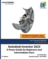 cover of the book Autodesk Inventor 2023: A Power Guide for Beginners and Intermediate Users