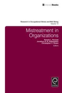 cover of the book Mistreatment in Organizations