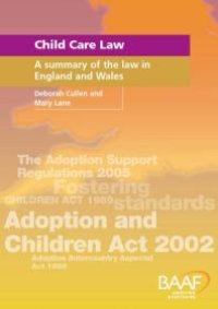 cover of the book Child Care Law : A Summary Of The Law in England and Wales