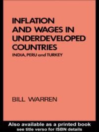 cover of the book Inflation and Wages in Underdeveloped Countries : India, Peru, and Turkey, 1939-1960